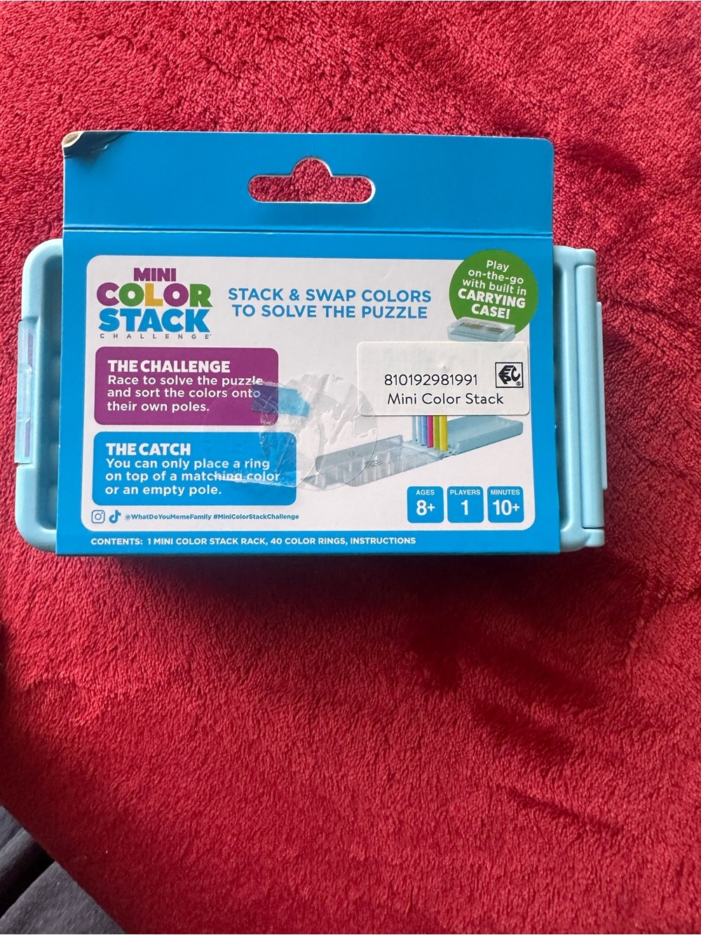 Mini Color Stack Challenge - Travel Puzzle Game - Picture 2 of 4